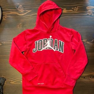 Kid’s Nike Jordan pullover hoodie sweatshirt- size medium